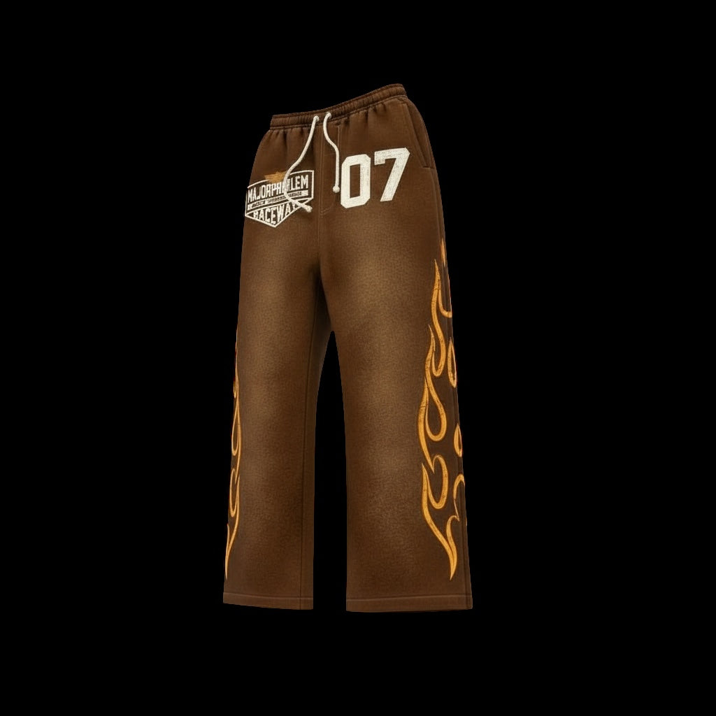 MAJORPROBLEM® Raceway Full Tracksuit – Brown (Tokyo Edition)