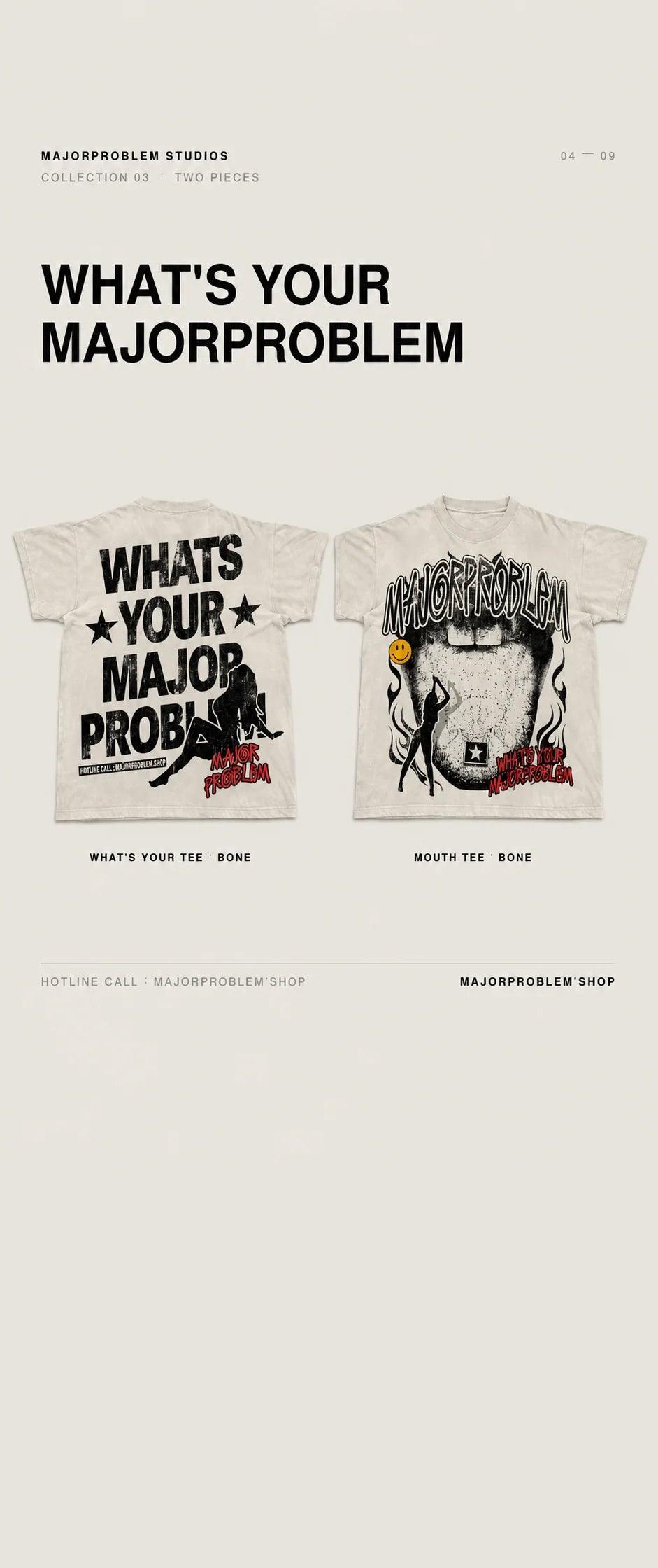 What's Your MAJORPROBLEM capsule campaign